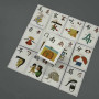 Двосторонні картки для вивчення китайської мови - Chinese for Kids 1а